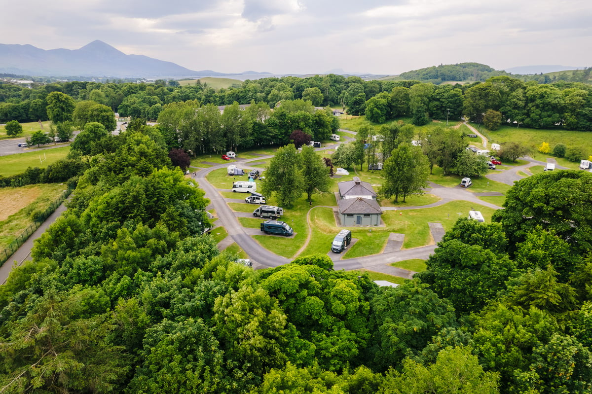 Stay at our premier, 3-star Campsite at Westport House 